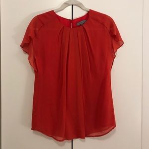 Silk coral top